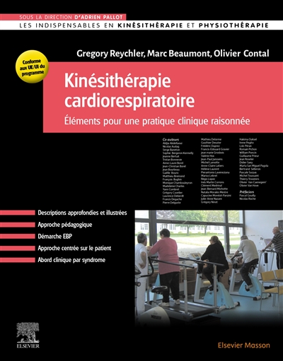 Kinésithérapie cardiorespiratoire : Eléments pour une pratique clinique raisonnée