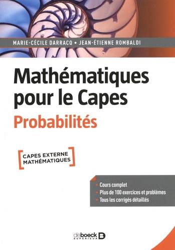Mathématiques pour le Capes : probabilités