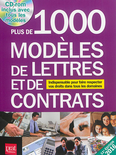 Plus de 1.000 modèles de lettres et de contrats : 2016