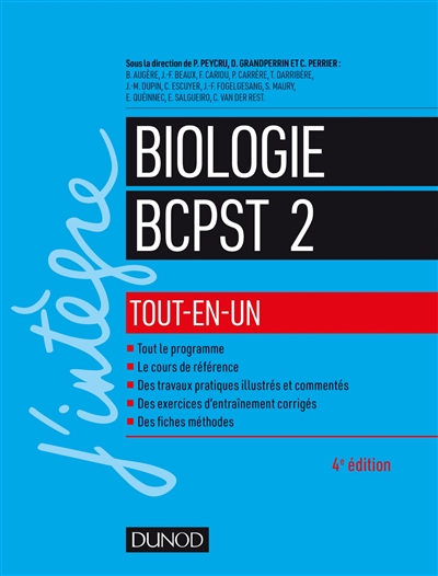 Biologie : BCPST 2 : tout-en-un