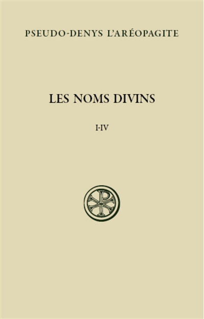 Les noms divins : texte B. R. Suchla, PTS 33 ; La théologie mystique : texte grec A. M. Ritter, PTS 36