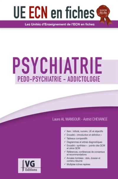 Psychiatrie, pédo-psychiatrie, addictologie