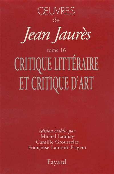 Critique littéraire et critique d'art