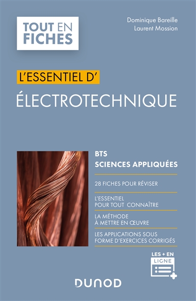 L'essentiel d'électrotechnique : BTS, sciences appliquées