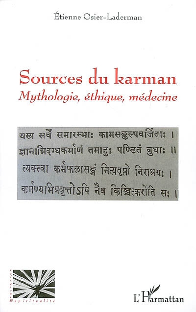 Sources du karman : mythologie, éthique, médecine
