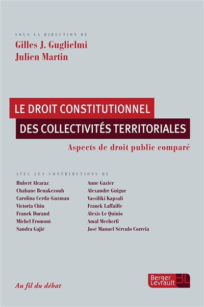 Le droit constitutionnel des collectivités territoriales : aspects de droits public comparé