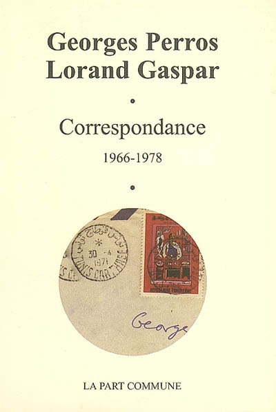 Correspondance (1966-1978)