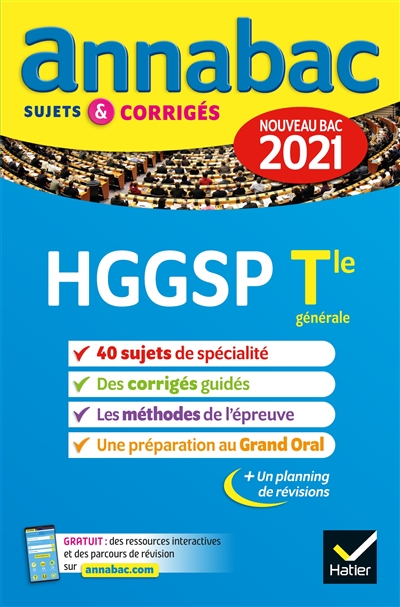HGGSP histoire géo, géopolitique & sciences politique spécialité, terminale générale : nouveau bac 2021