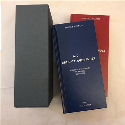 ACI, art catalogue index : catalogues raisonnés of artists. 2 , 1780-2019