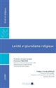 Laïcité et pluralisme religieux : actes du colloque de l'École de droit de l'Université d'Auvergne, 6 octobre 2016