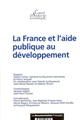La France et l'aide publique au développement