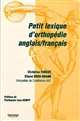 Petit lexique d'orthopédie anglais-français