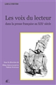 Les voix du lecteur dans la presse française au XIXe siècle